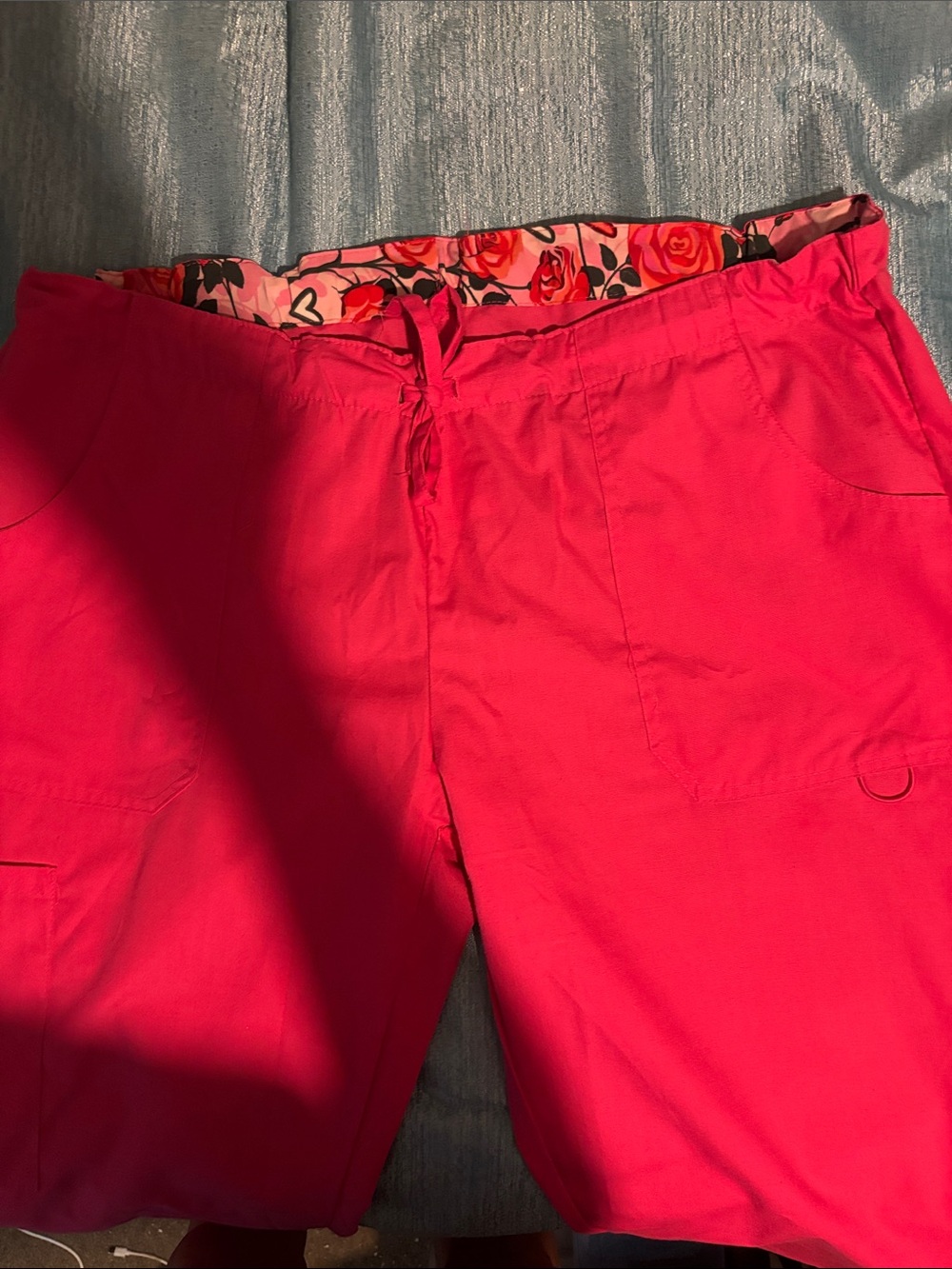 Women’s scrub pants Bright Pink Casual Pants